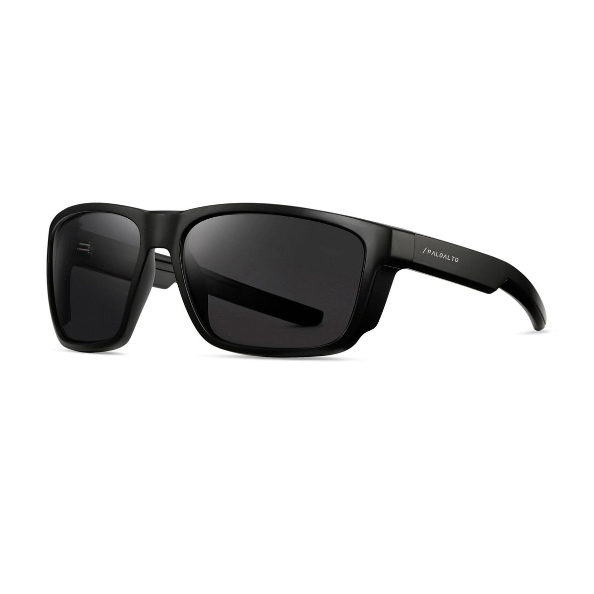 Paloalto Kitesurf sunglasses in matte black with polarized lenses