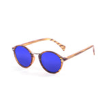 Brown strip frame with blue sky revo lens