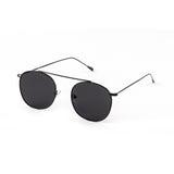 Matte black metal, smoke lens