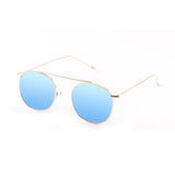 Gold metal, blue sky revo lens
