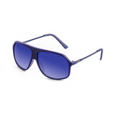 Matte blue and gra blue lens