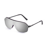 Matte black, silver mirror flat