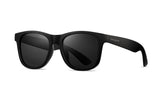 Matte black frame with smoke polarized lens