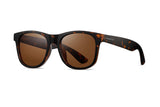 Matte tortoise frame with green G15 polarized lens