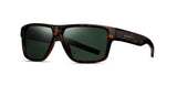 Matte tortoise frame with green G15 polarized lens
