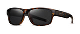 Matte tortoise frame with smoke polarized lens