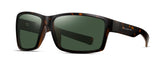 Matte tortoise frame with green G15 polarized lens