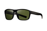 Matte black frame with green G15 polarized lens