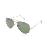 Frame: gold metal, green lens