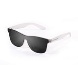 Matte white transp frame with smoke flat lens