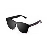 Matte black frame with smoke flat lens