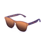 Matte demy brown frame with brown gradiant flat lens