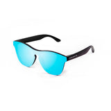 Matte black frame with revo blue sky flat lens