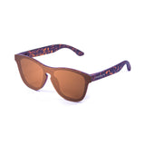 Matte demy brown frame with brown flat lens