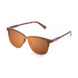 Matte demy brown frame with brown flat lens
