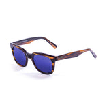 Frame brown / revo blue lens