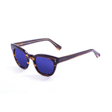 Frame brown / revo blue lens