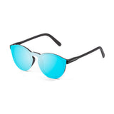 Matte black frame with revo blue sky flat lens