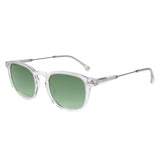 Transparent white frame with green gradiant G15 lens