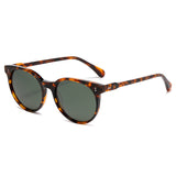 Demy brown frame with green G15 polarized lens