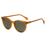 Transparent honey with green G15 polarized lens