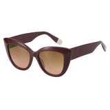 Claret frame with brown lens