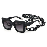 Shiny black with grad grey lens